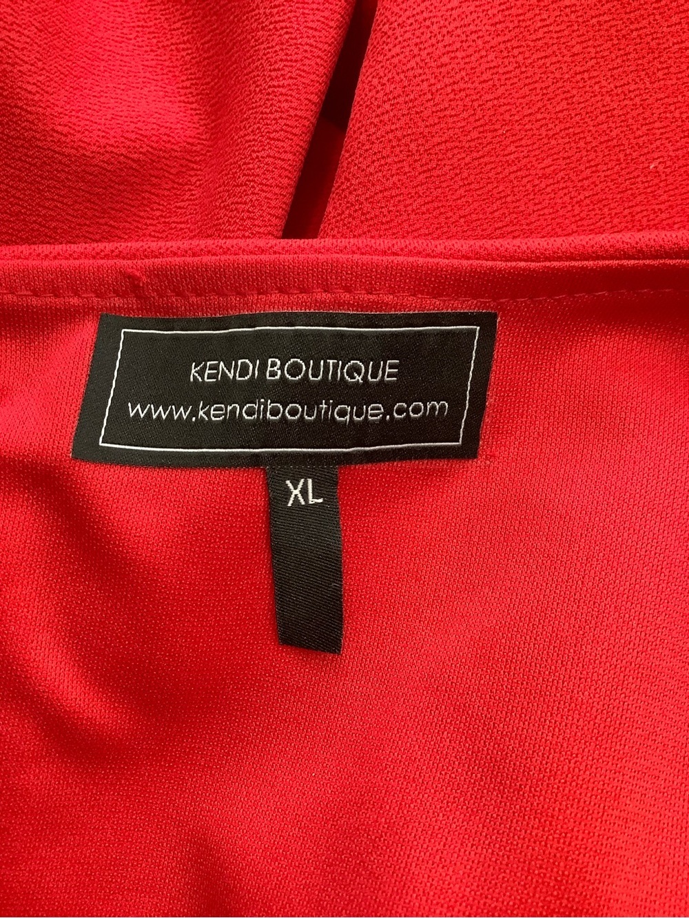 KENDI BOUTIQUE Red Flutter Sleeve Wide Leg Belted Jumpsuit Dolman Romper XL - Picture 12 of 13